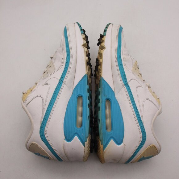 Nike Air Max 90 Undefeated Golf Shoe White Blue Fury Men's size 12 DS CJ7197-102 - Picture 6 of 12